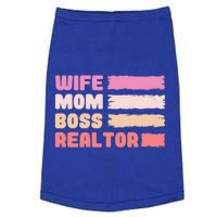 Wife Mom Boss Realtor Funny Real Estate Agent Funny Gift Doggie Tank