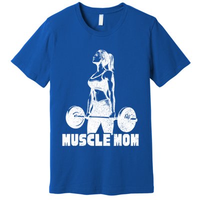 Workout Mom Bodybuilding Moms Working Out Funny Gift Premium T-Shirt