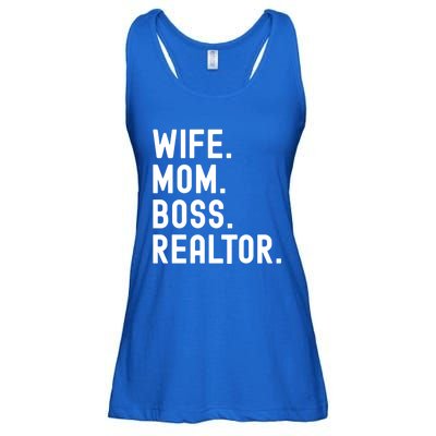 Wife Mom Boss Realtor Real Estate Agent Gift Ladies Essential Flowy Tank