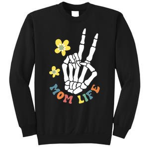 Weird Moms Build Character Groovy Mama Mothers Day Sweatshirt