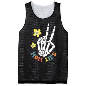 Weird Moms Build Character Groovy Mama Mothers Day Mesh Reversible Basketball Jersey Tank