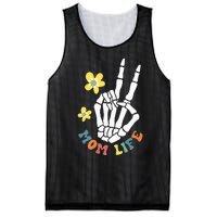 Weird Moms Build Character Groovy Mama Mothers Day Mesh Reversible Basketball Jersey Tank