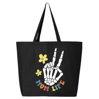 Weird Moms Build Character Groovy Mama Mothers Day 25L Jumbo Tote