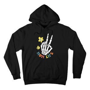 Weird Moms Build Character Groovy Mama Mothers Day Tall Hoodie