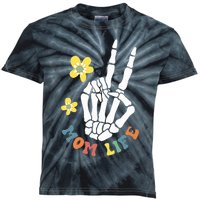 Weird Moms Build Character Groovy Mama Mothers Day Kids Tie-Dye T-Shirt