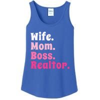 Wife Mom Boss Realtor Real Estate Agent Gift Ladies Essential Tank