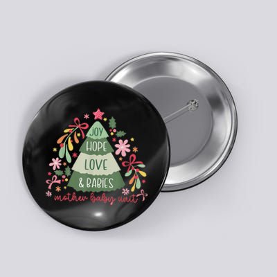 Women Mother Baby Nurse Christmas Holiday Mbu Nurse Button