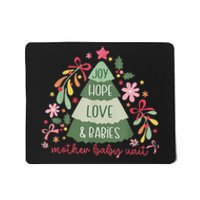 Women Mother Baby Nurse Christmas Holiday Mbu Nurse Mousepad