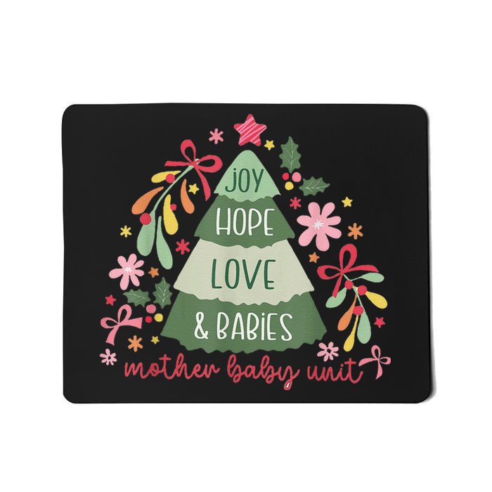 Women Mother Baby Nurse Christmas Holiday Mbu Nurse Mousepad