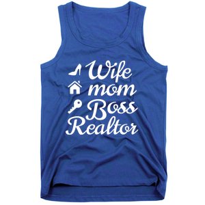 Wife Mom Boss Realtor Great Gift Tank Top