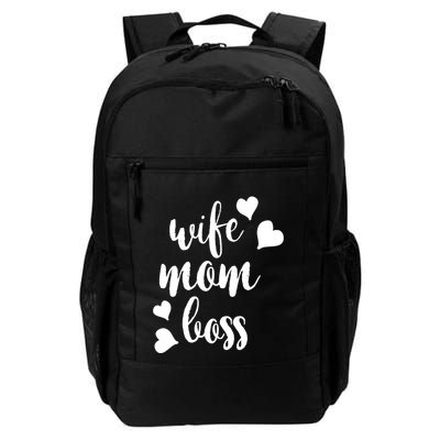 Wife Mom Boss Meaningful Gift Backpack