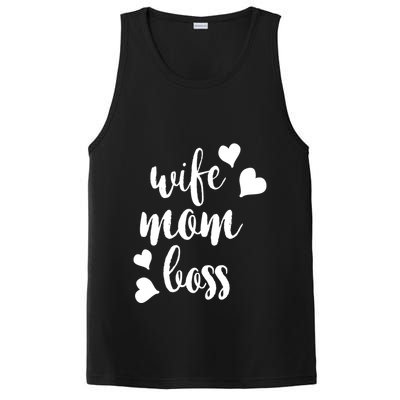 Wife Mom Boss Meaningful Gift PosiCharge Competitor Tank