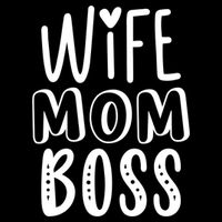 Wife Mom Boss Cute Gift Tall T-Shirt