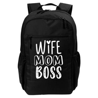Wife Mom Boss Cute Gift Backpack