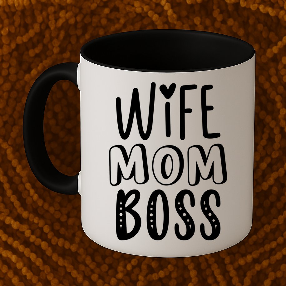 Wife Mom Boss Cute Gift Mug
