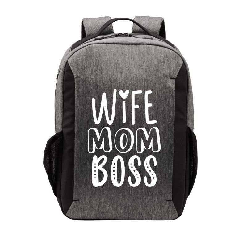 Wife Mom Boss Cute Gift Vector Backpack