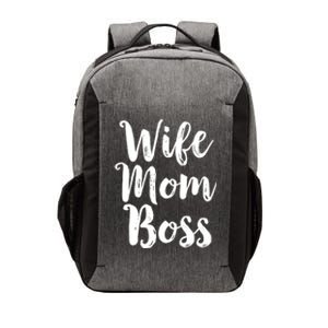 Wife Mom Boss Cute Gift Mothers Day Gift Mommy Mama Momma Vector Backpack