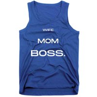 Wife Mom Boss Cool Gift Tank Top