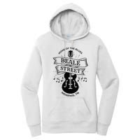 Womens Memphis Beale Street Tennessee Blues VNeck Women's Pullover Hoodie