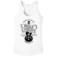 Womens Memphis Beale Street Tennessee Blues VNeck Ladies PosiCharge Competitor Racerback Tank