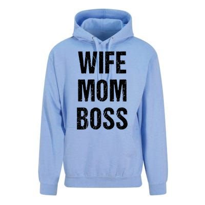 Wife Mom Boss Gift Unisex Surf Hoodie