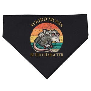 Weird Moms Build Character Opossum USA-Made Doggie Bandana