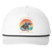 Weird Moms Build Character Opossum Snapback Five-Panel Rope Hat