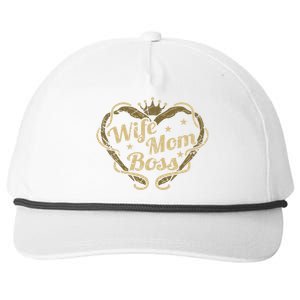 Wife Mom Boss Mother Mami Gift Snapback Five-Panel Rope Hat