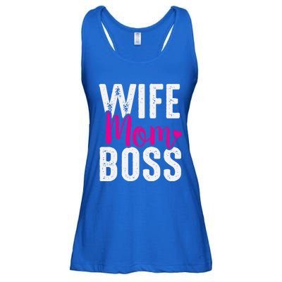 Wife Mom Boss Gift Ladies Essential Flowy Tank