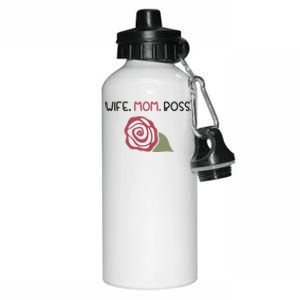 Wife Mom Boss Gift Aluminum Water Bottle