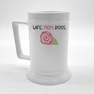 Wife Mom Boss Gift Beer Stein