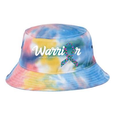 Warrior Metastatic Breast Cancer Awareness Tie Dye Newport Bucket Hat