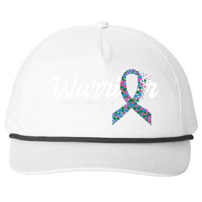 Warrior Metastatic Breast Cancer Awareness Snapback Five-Panel Rope Hat