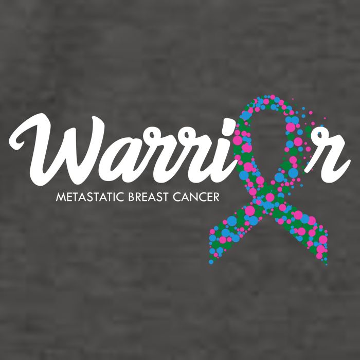 Warrior Metastatic Breast Cancer Awareness Vector Backpack