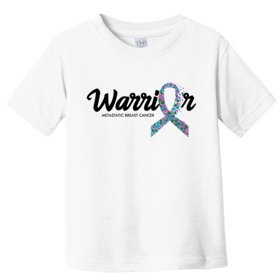 Warrior Metastatic Breast Cancer Awareness Toddler T-Shirt
