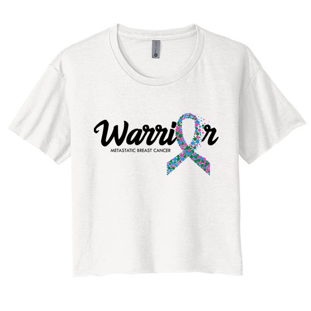 Warrior Metastatic Breast Cancer Awareness Crop Top