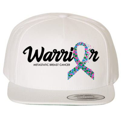 Warrior Metastatic Breast Cancer Awareness Wool Snapback Cap