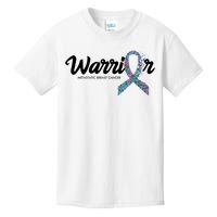 Warrior Metastatic Breast Cancer Awareness Kids T-Shirt