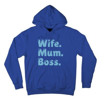 Wife Mom Boss Gift Tall Hoodie