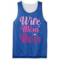 Wife Mom Boss Gift Mesh Reversible Basketball Jersey Tank