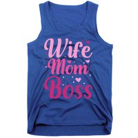 Wife Mom Boss Gift Tank Top