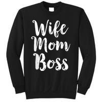 Wife Mom Boss Mothers Day Gift Mommy Mama Momma Sweatshirt