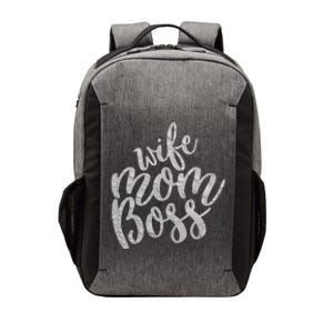 Wife Mom Boss Funny Gift Vector Backpack