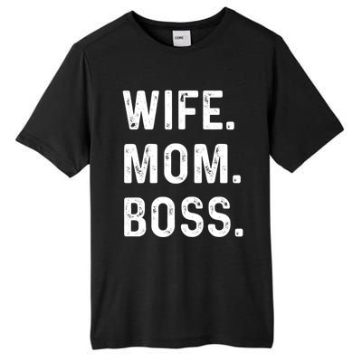 Wife Mom Boss Lady Funny Cute Graphic Gift Tall Fusion ChromaSoft Performance T-Shirt