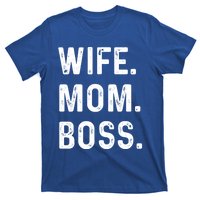 Wife Mom Boss Lady Funny Cute Graphic Gift T-Shirt