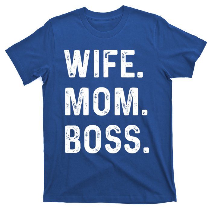 Wife Mom Boss Lady Funny Cute Graphic Gift T-Shirt