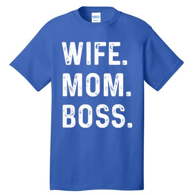 Wife Mom Boss Lady Funny Cute Graphic Gift Tall T-Shirt