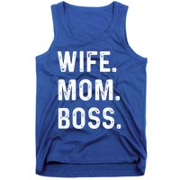 Wife Mom Boss Lady Funny Cute Graphic Gift Tank Top