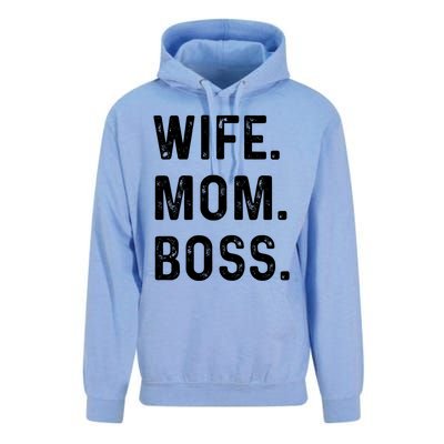 Wife Mom Boss Lady Funny Cute Graphic Gift Unisex Surf Hoodie