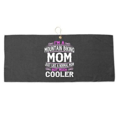 Wo Mountain Biking Mom Cute Sporting Mom Gift Meaningful Gift Large Microfiber Waffle Golf Towel